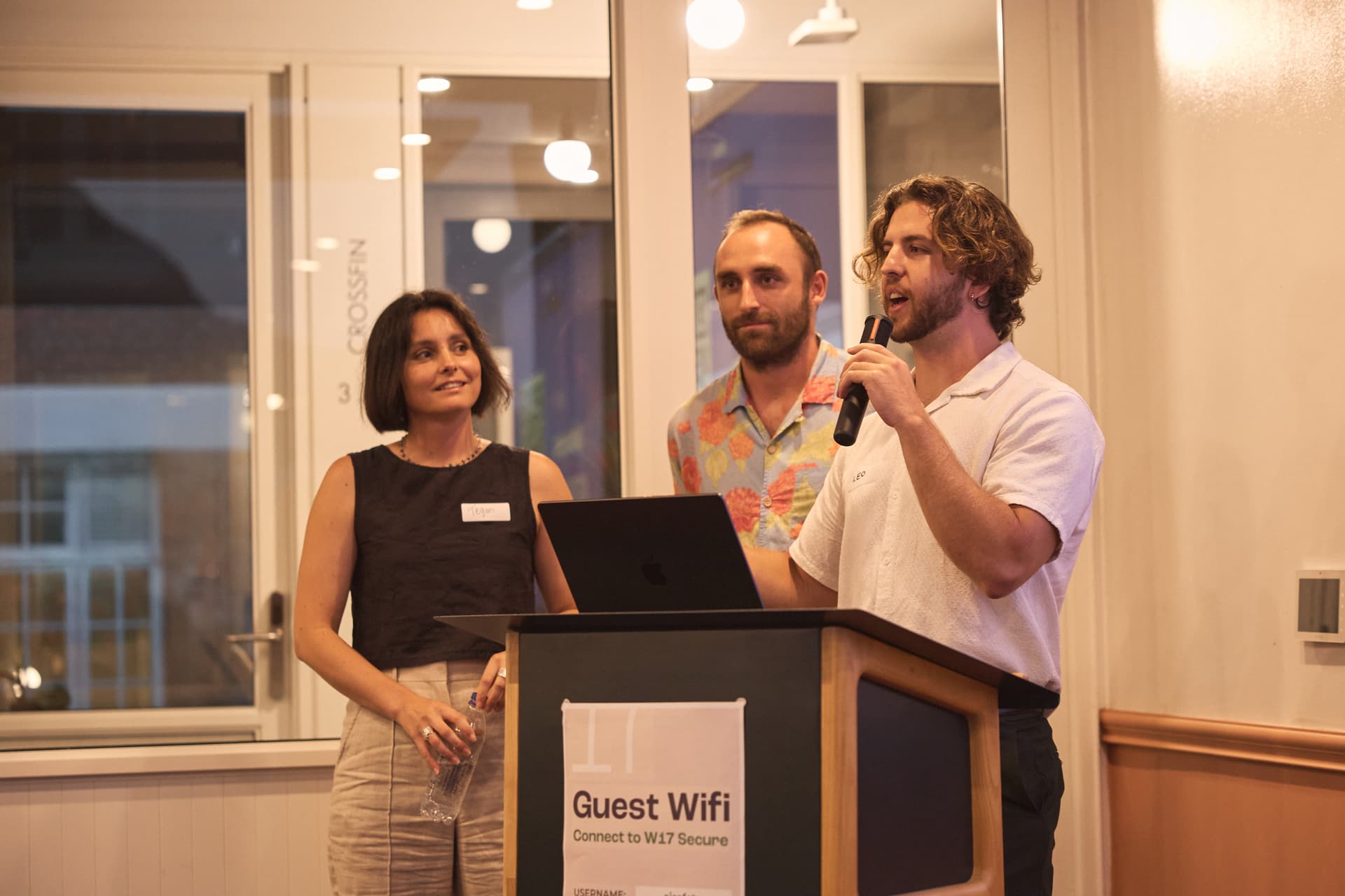 Leo, Tegan Claude at kickoff event